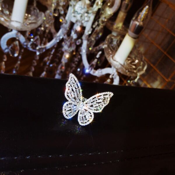 Bague Papillon de Cristal – Image 3