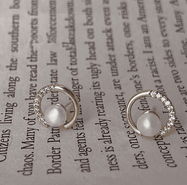 Boucles d'oreilles Cœur de Perles – Image 9