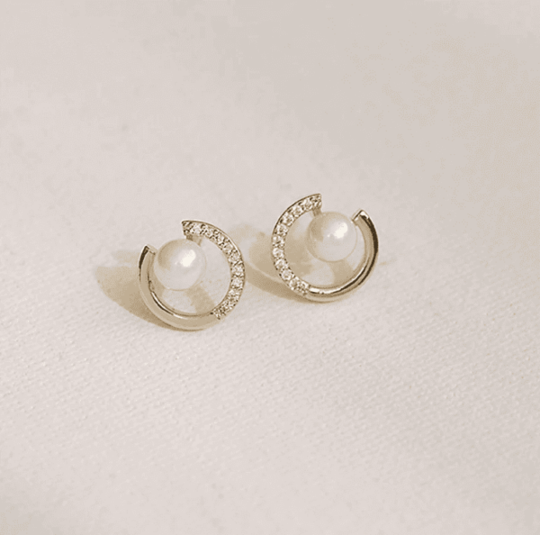 Boucles d'oreilles Cœur de Perles – Image 10