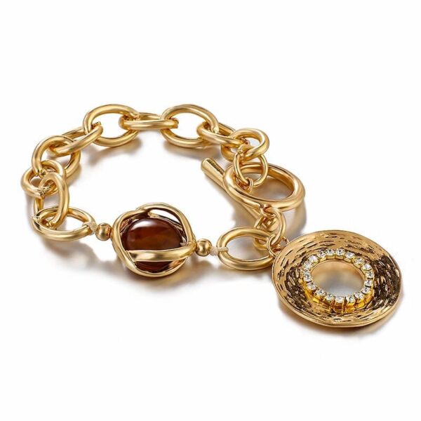 Bracelet agate brune – Image 5