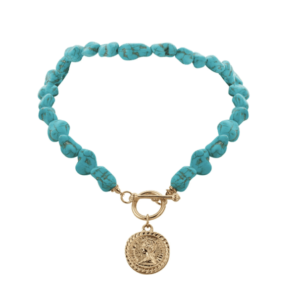 Collier Lueur Bohème en Bleu – Image 7