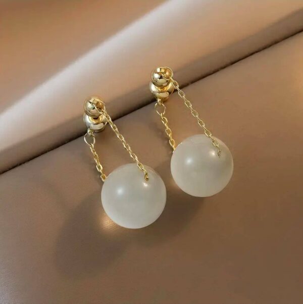 Boucles d'Oreilles Lune d'Opale